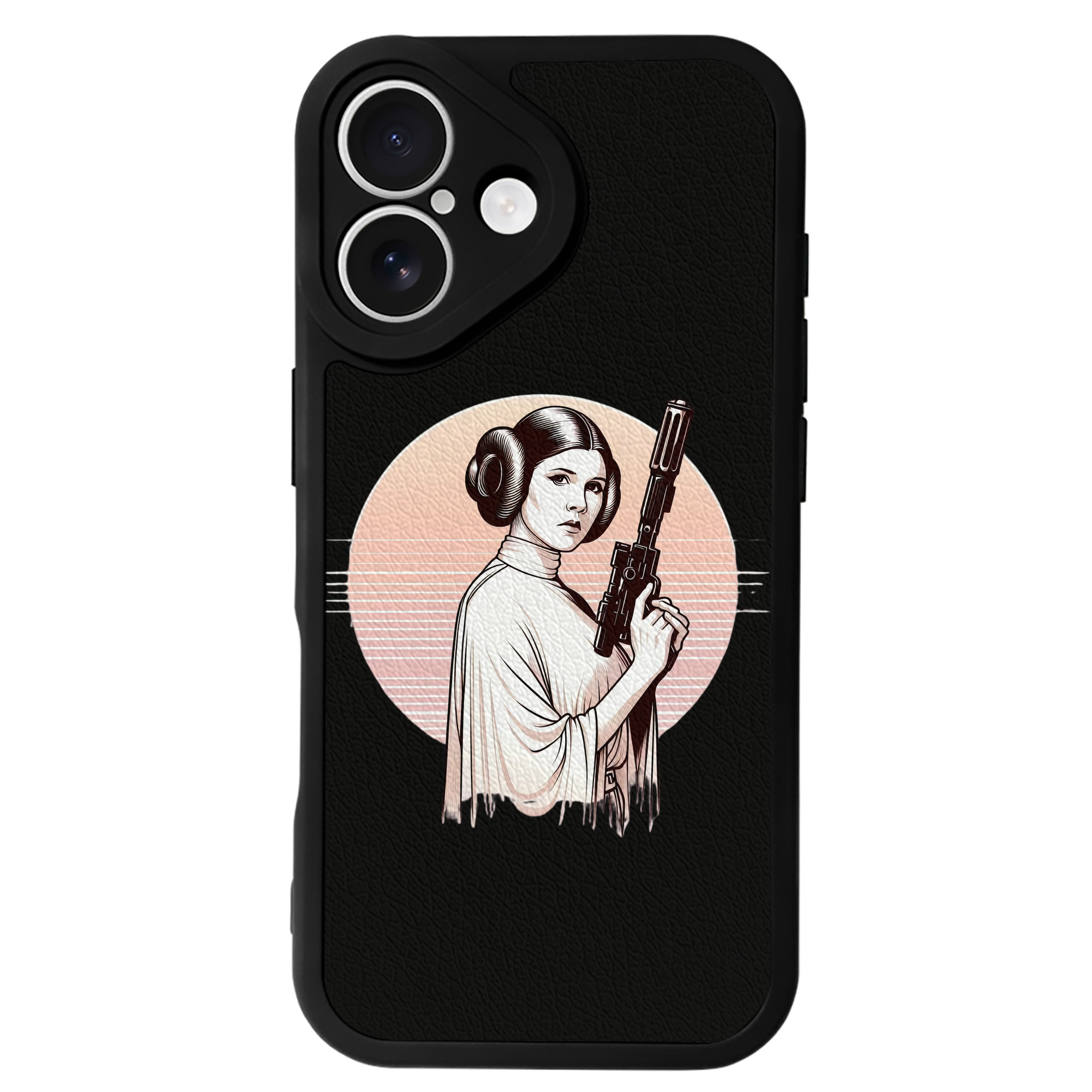 （画像用） スター・ウォーズ Star Wars 【iPhone 16シリーズ対応】シリコンスマホケース（レザー調） 材質：シリコン